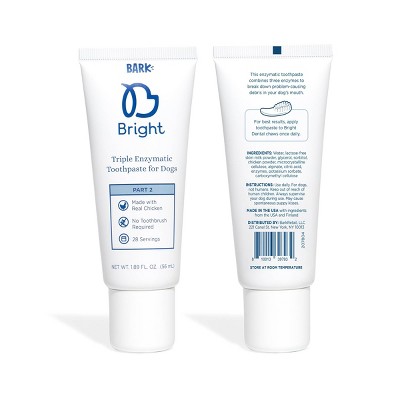 BARK Bright Enzymatic Toothpaste for Dogs - 1.87 fl oz