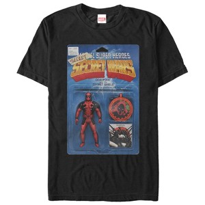 Men's Marvel Deadpool Secret Action Figure T-Shirt - 1 of 4