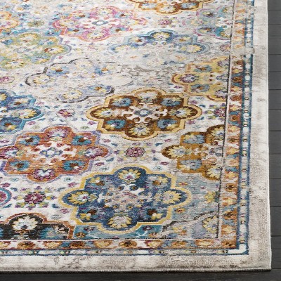 Elysian Blue 5'1" x 7'6" Reversible Synthetic Area Rug