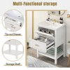 NicBex Bathroom Vanity with Top Sink,Bathroom Sink Vanity with 2 Drawers,24 inch Bathroom Sink Cabinet for Bathroom,Blue/White - 4 of 4