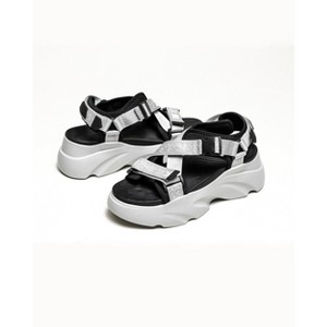 Spruce Fashion Women's Moon Platform Sandals With Sporty Velcro Straps - 1 of 4