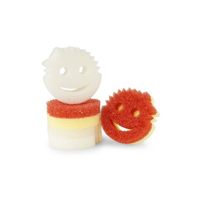 Scrub Daddy Dual-Sided Scrubber Sponge - 4ct
