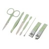 Unique Bargains Stainless Steel Manicure Nail Clippers Pedicure Care Tools 7 in 1 Set - 3 of 4