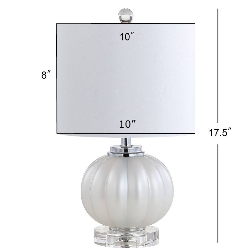 17.5" Glass/Crystal Pearl Table Lamp (Includes Energy Efficient Light Bulb) - JONATHAN Y, 5 of 6