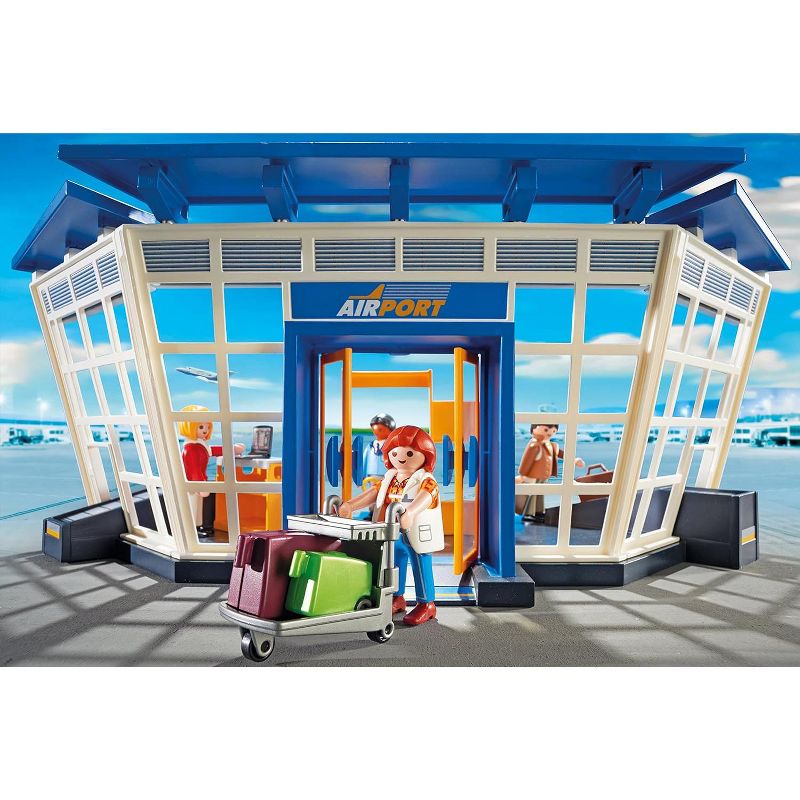 Playmobil 5338 Airport with Control Tower Building Set, 3 of 8