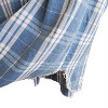 Women's PLAID FRINGE EDGE BUTTON DOWN TUNIC TOP - Venti6 - 4 of 4