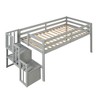 NicBex Twin Size Loft Bed,Loft Bed Frame,Bed Frame for Kids,Box Spring Not Required - 4 of 4