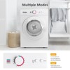 ROVSUN 1.8 Cu.Ft Portable Clothes Dryer, Front Load Dryer Machine, Compact Laundry Dryer with Stainless Steel Tub for Apartment, Home, Dorm - 3 of 4