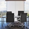 Costway PU Leather Office Chair High Back Conference Task Chair w/Armrests - 4 of 4