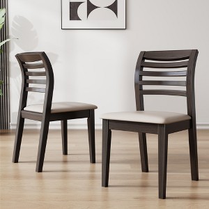 Luck Live 2 piece solid wood dining chair - 1 of 4