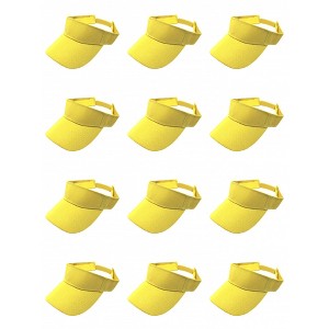 12 Pack Sun Visor Hats Stylish Protection for Sun and Heat - 1 of 4