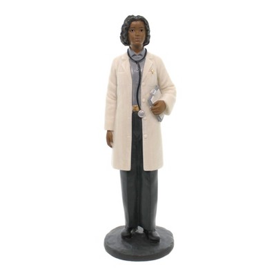 Black Art 8.0" Female Doctor Hospital Medicine Heritage  -  Decorative Figurines