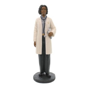 Black Art 8.0 Inch Female Doctor Hospital Medicine Heritage Figurines - 1 of 3