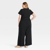 Women's Short Sleeve Utility Jumpsuit - Ava & Viv™ - 2 of 3