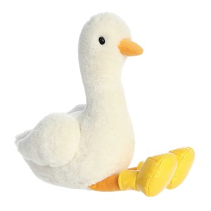 Aurora Large Gavin The Goose Spring Vibrant Stuffed Animal White 16" - 1 of 4
