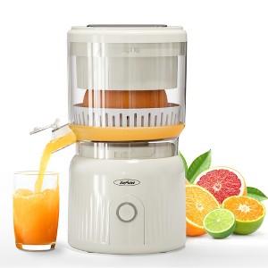 Heynemo Electric Citrus Juicer, 90W Automatic Juice Squeezer with High-Speed 15,000 RPM, Ideal for Orange, Lemon, Pomegranate, and Soft Fruits - 1 of 4