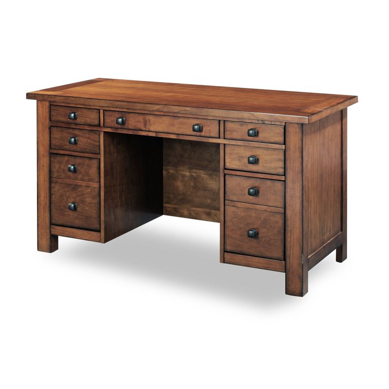 Tahoe Executive Pedestal Desk - Aged Maple - Home Styles, 6 of 26