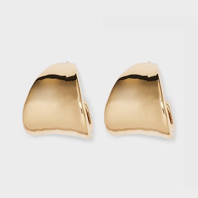 Puffy Hoop Earrings - A New Day™ Gold : Target