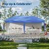 10'x20' Commercial Pop-Up Canopy Tent – Instant Setup Shelter with 2 Sidewalls, 12 Stakes & 6 Sandbags, Portable Outdoor Tent - 3 of 4