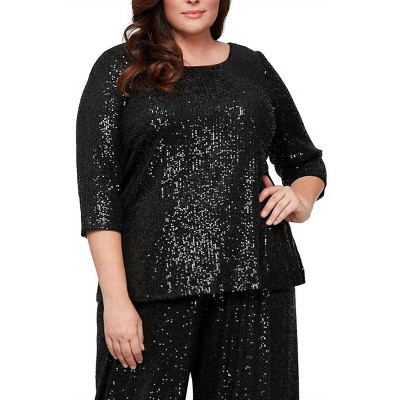 Women's Sequined Party Top - Alex Evenings