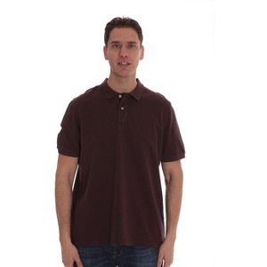 Whiskey and Oak Classic Fit Short Sleeve Polo Shirts for Men - 1 of 3