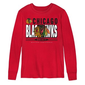 NHL Chicago Blackhawks Boys' Long Sleeve T-Shirt - 1 of 1