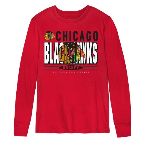 Nhl Chicago Blackhawks Boys Long Sleeve T shirt Target