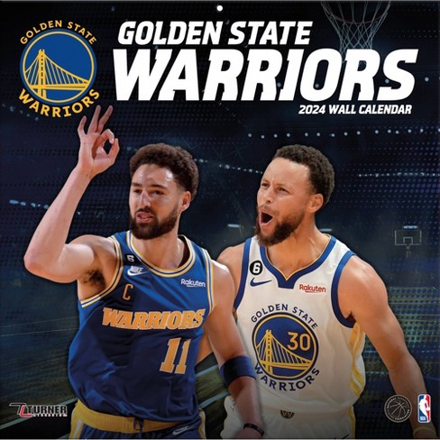 NBA Golden State Warriors 2024 Wall Calendar