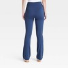 Women's High Waisted Flare Leggings with Ruched Waistband - A New Day™ - 2 of 3