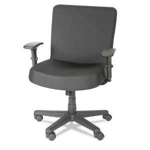 Alera Alera XL Series Big/Tall Mid-Back Task Chair, Supports Up to 500 lb, 17.5" to 21" Seat Height, Black - 1 of 2
