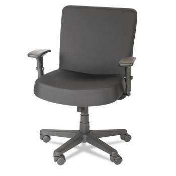 Alera Alera XL Series Big/Tall Mid-Back Task Chair, Supports Up to 500 lb, 17.5" to 21" Seat Height, Black