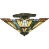 Quoizel Lighting Inglenook 2 - Light Semi-Flush Mount in  Valiant Bronze - 2 of 2