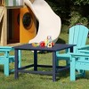 WestinTrends Malibu Kids Outdoor Patio Furniture HDPE 30" Wide Square Dining Table - 2 of 4