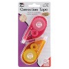 Charles Leonard Correction Tape, Assorted Color Cases, 1/5" x 394", 2 Per Pack, 6 Packs - 2 of 2