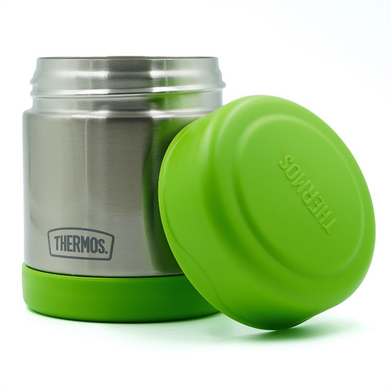 Thermos 10 oz. Vacuum Insulated Stainless Steel Food Jar - Lime/Stainless Steel, 1 of 2