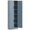 HOMCOM 67" Freestanding Kitchen Pantry, 4-Door Storage Cabinet Organizer with Adjustable Shelves and Doors - 4 of 4