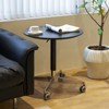 FONTOI 360 Swivel Desk, Portable Adjustable Desk, Movable Stand Desk, Bar Table for Dining Room, Kitchen, Black, 27.5"*32.2"*27.5" - 4 of 4