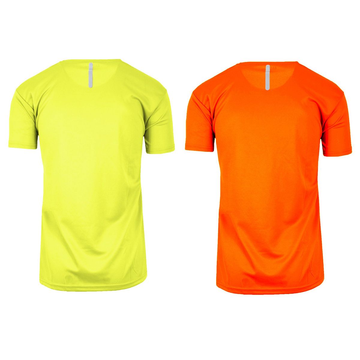 Galaxy By Harvic  High Visibility Short  Sleeve Moisture-Wicking Quick Dry Performance Crew Neck Tee  -2 Pack - thumbnail 4