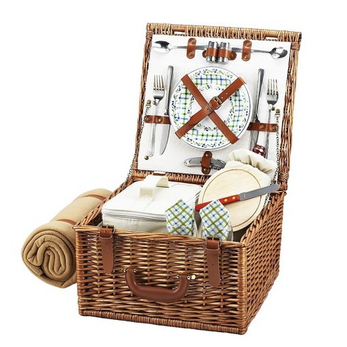 picnic basket set for 4