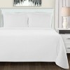 Cotton Flannel Solid or Trellis Heavyweight Duvet Cover Set with Matching Pillow Shams by Blue Nile Mills - 2 of 3