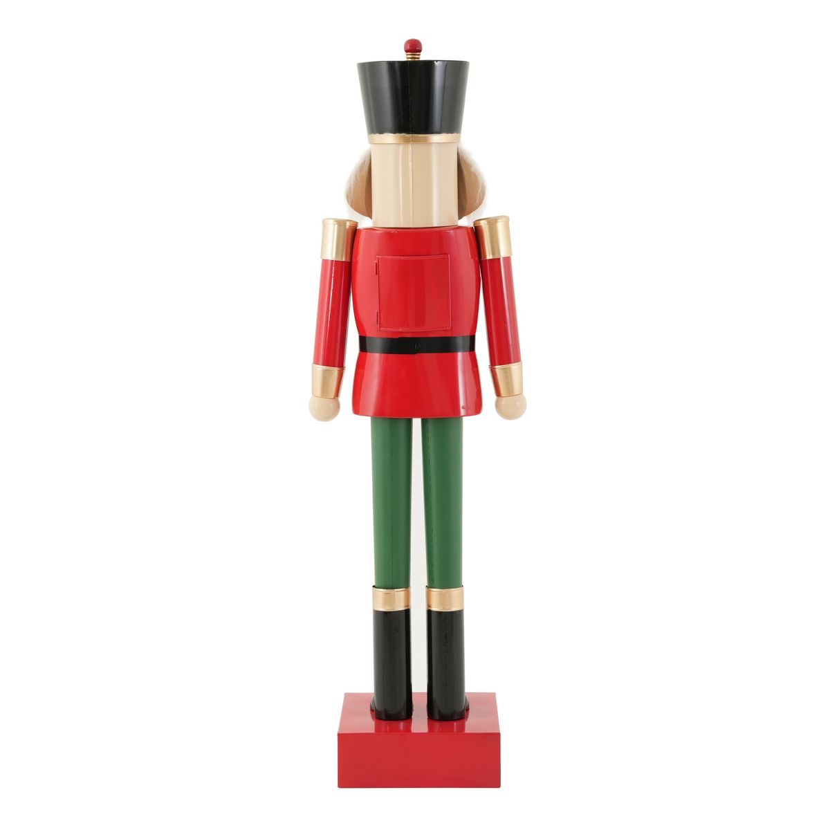 Christopher Knight Home Aimo Modern 63"H Oversized Patio Iron Nutcracker Soldier Statue - thumbnail 6