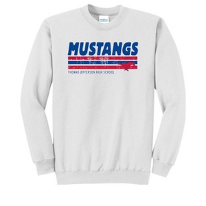 Adult Thomas Jefferson High School Mustangs Name & Graphic Classic