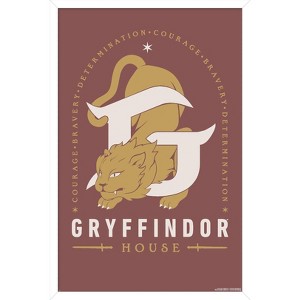 Trends International Harry Potter: Darker Arts - Gryffindor House Framed Wall Poster Prints - 1 of 4