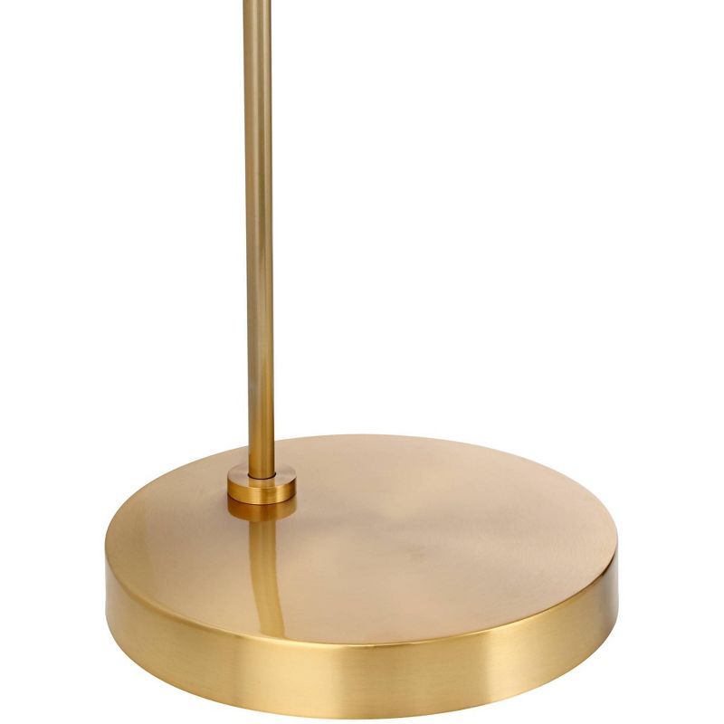 Possini Euro Design Ardeno Modern Chairside Arc Floor Lamp Standing 70" Tall Brass Gold Swivel Head for Living Room Reading Bedroom Office House Home, 4 of 10
