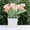 Unique Bargains Artificial Plants Chrysanthemum Plastic 2.95"x2.95"x7.09" 1 Pcs - 2 of 4