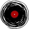 Men's Design By Humans Spinning With A Vinyl Record - Retro Music DJ By ddtk T-Shirt - 2 of 4