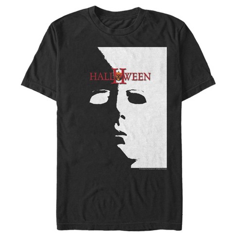 Men's Halloween Ii Michael Myers Mask Poster T-shirt - Black - Large :  Target