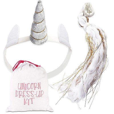 Blue Panda Unicorn Dress Up Kit for Girls (2 Pieces)