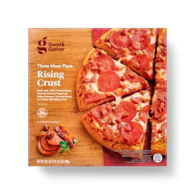 Self-Rising Crust Three Meat Frozen Pizza - 30.5oz - Good & Gather™