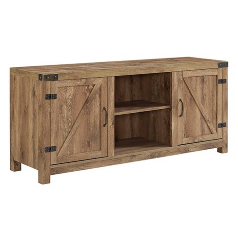 Barn door deals tv stand target